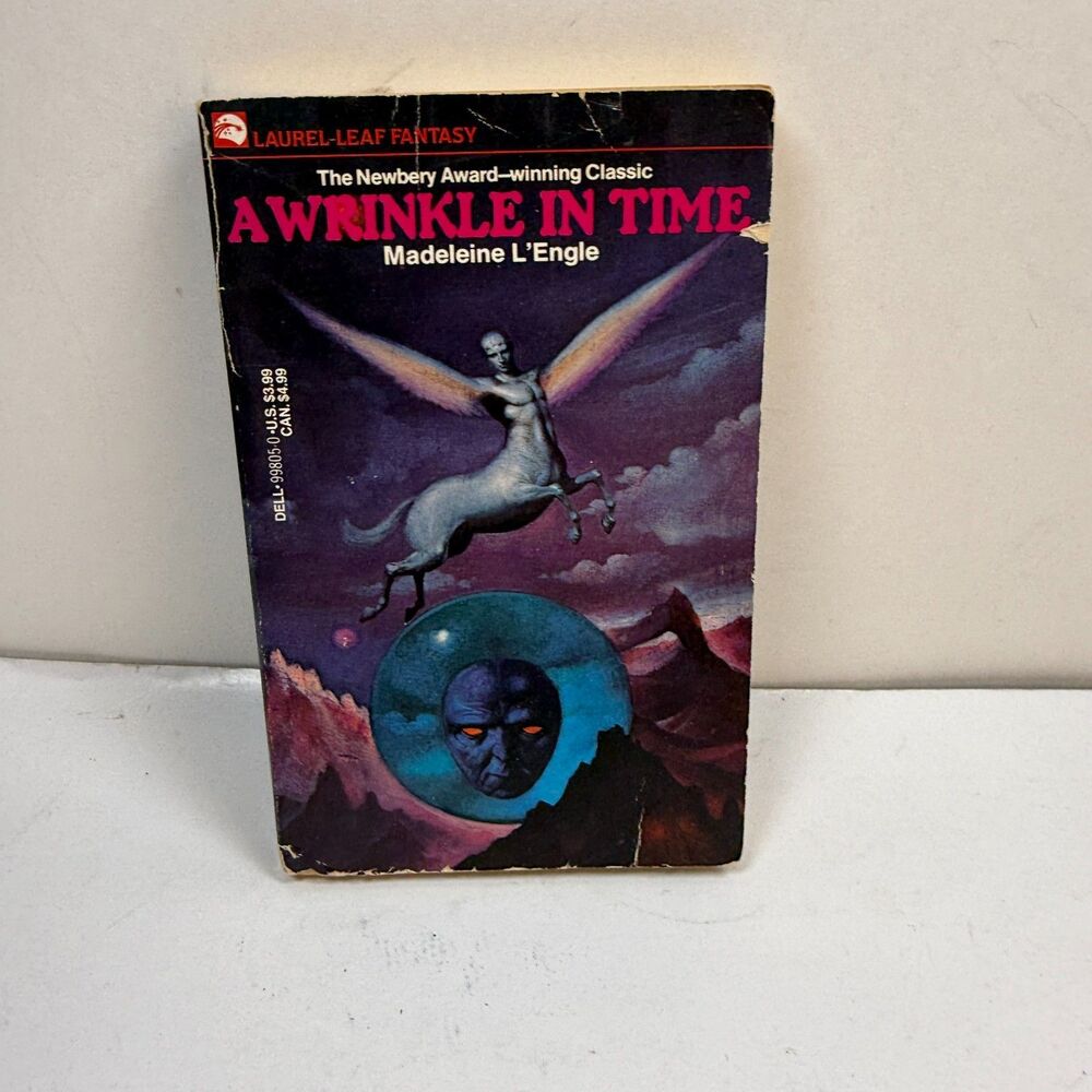 A Wrinkle in Time by Madeleine L'Engle 1976 PB Dell Laurel Leaf STRANGER THINGS